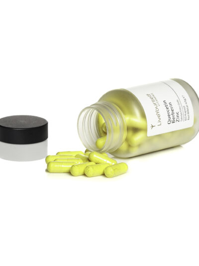 Quercetin Berberin Zinc kapsül – quercetin, berberin ve çinko içeren güçlü bitkisel formül