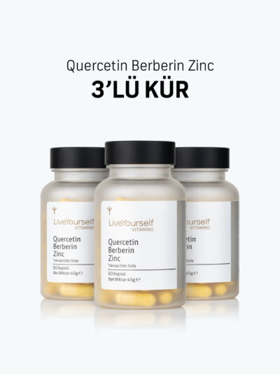 Quercetin Berberin Zinc 3’lü Kür