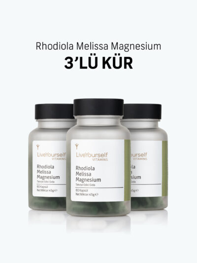 Rhodiola Melissa Magnesium 3’lü Kür